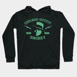 Al Capone 'Snorky' Portrait Logo - Chicago Outfit Hoodie